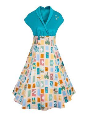 NWT Disney Dress Shop Fantasyland Fit & Flare Dress - XL